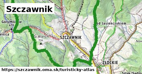 ikona Turistická mapa turisticky-atlas v szczawnik