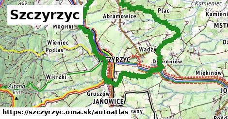 ikona Mapa autoatlas v szczyrzyc