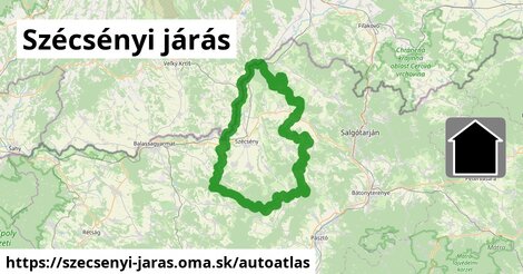 ikona Mapa autoatlas v szecsenyi-jaras