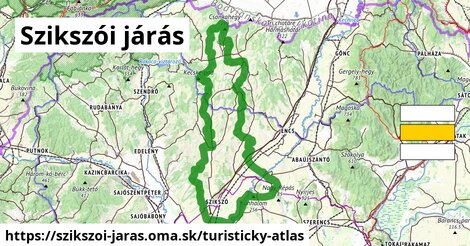 ikona Turistická mapa turisticky-atlas v szikszoi-jaras