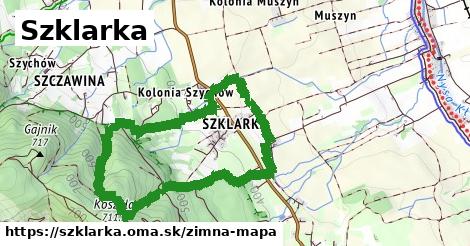 ikona Zimná mapa zimna-mapa v szklarka