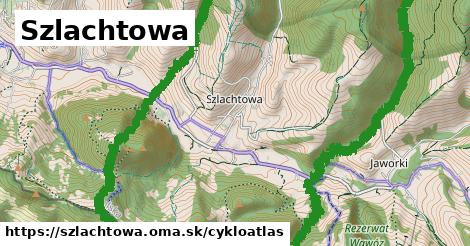 ikona Szlachtowa: 6,1 km trás cykloatlas v szlachtowa