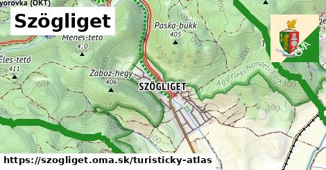 ikona Turistická mapa turisticky-atlas v szogliget