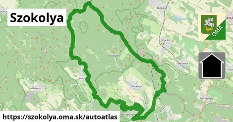 ikona Mapa autoatlas v szokolya