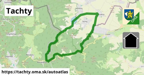 ikona Mapa autoatlas v tachty