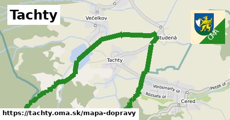 ikona Tachty: 0 m trás mapa-dopravy v tachty