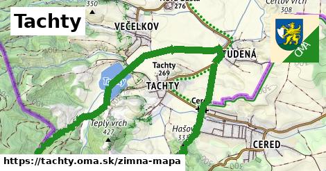 ikona Tachty: 0 m trás zimna-mapa v tachty