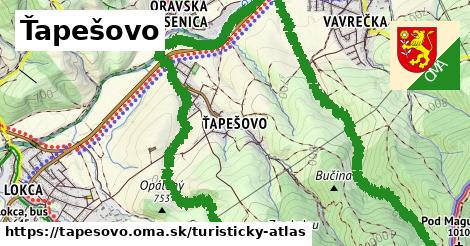 ikona Turistická mapa turisticky-atlas v tapesovo