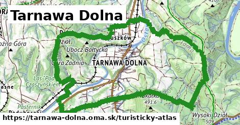 ikona Turistická mapa turisticky-atlas v tarnawa-dolna