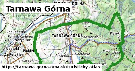 ikona Turistická mapa turisticky-atlas v tarnawa-gorna