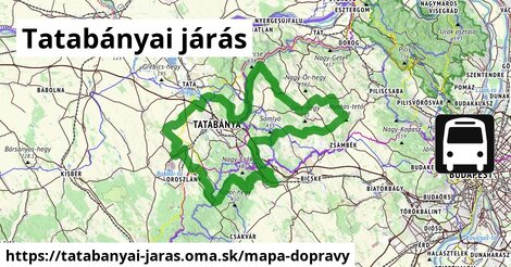 ikona Mapa dopravy mapa-dopravy v tatabanyai-jaras
