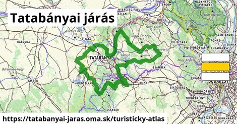 ikona Turistická mapa turisticky-atlas v tatabanyai-jaras