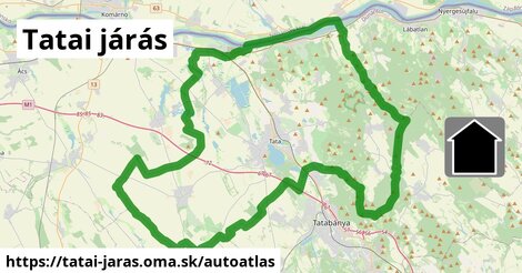 ikona Mapa autoatlas v tatai-jaras