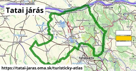 ikona Turistická mapa turisticky-atlas v tatai-jaras