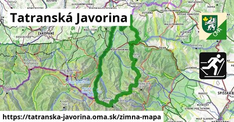 ikona Zimná mapa zimna-mapa v tatranska-javorina