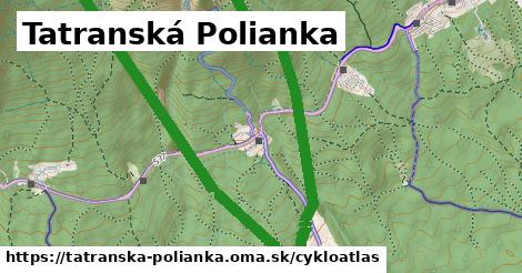 ikona Tatranská Polianka: 9,6 km trás cykloatlas v tatranska-polianka