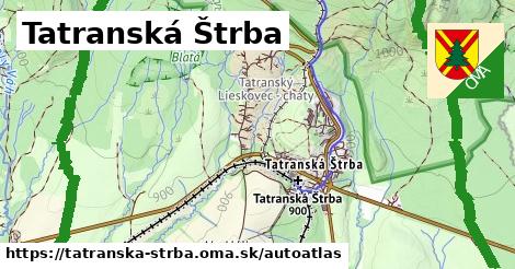 ikona Mapa autoatlas v tatranska-strba