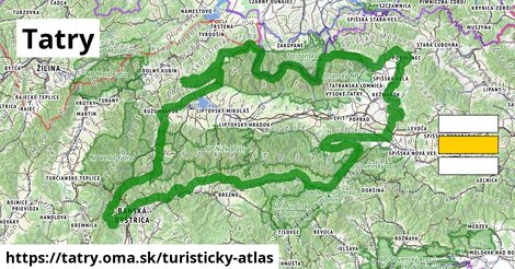 ikona Turistická mapa turisticky-atlas v tatry