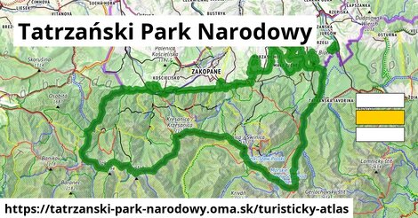 ikona Turistická mapa turisticky-atlas v tatrzanski-park-narodowy