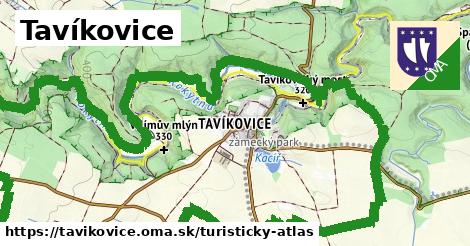 ikona Turistická mapa turisticky-atlas v tavikovice