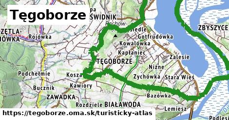 ikona Turistická mapa turisticky-atlas v tegoborze