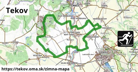 ikona Zimná mapa zimna-mapa v tekov