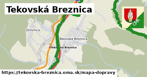 ikona Mapa dopravy mapa-dopravy v tekovska-breznica