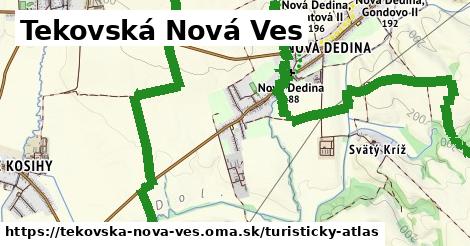 ikona Tekovská Nová Ves: 0 m trás turisticky-atlas v tekovska-nova-ves