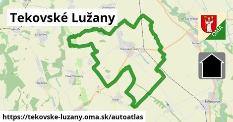 ikona Mapa autoatlas v tekovske-luzany