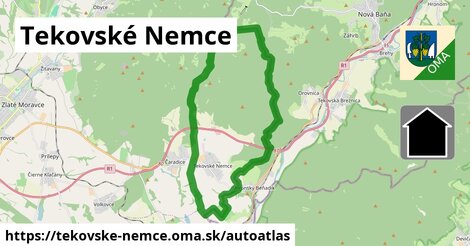 ikona Mapa autoatlas v tekovske-nemce