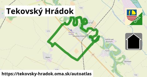 ulice v Tekovský Hrádok