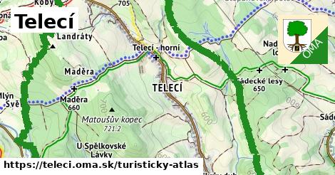 ikona Turistická mapa turisticky-atlas v teleci