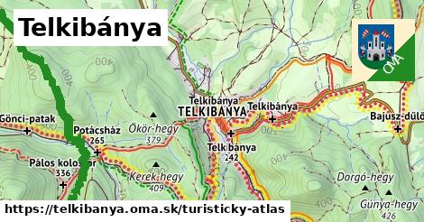 ikona Turistická mapa turisticky-atlas v telkibanya