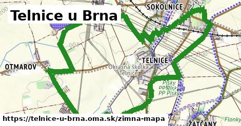 ikona Telnice u Brna: 0 m trás zimna-mapa v telnice-u-brna