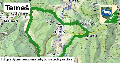 ikona Turistická mapa turisticky-atlas v temes