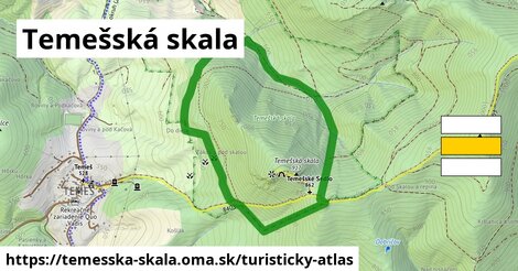 ikona Turistická mapa turisticky-atlas v temesska-skala