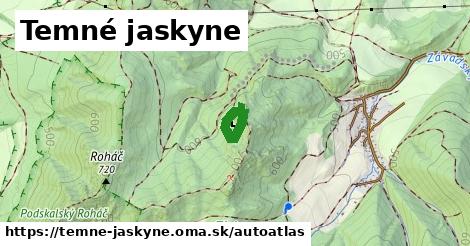 ikona Mapa autoatlas v temne-jaskyne