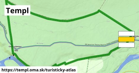 ikona Templ: 1,27 km trás turisticky-atlas v templ