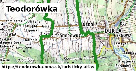 ikona Turistická mapa turisticky-atlas v teodorowka