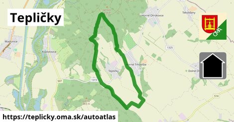 ikona Mapa autoatlas v teplicky