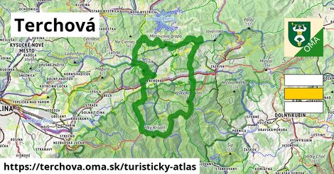 ikona Terchová: 146 km trás turisticky-atlas v terchova