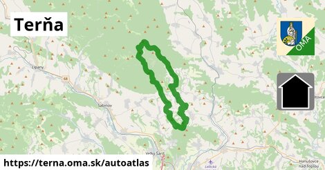 ikona Mapa autoatlas v terna