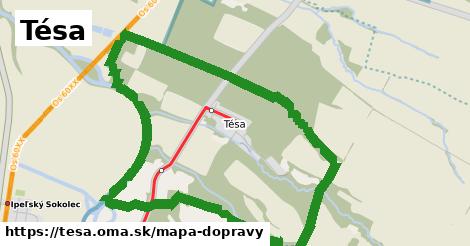 ikona Mapa dopravy mapa-dopravy v tesa