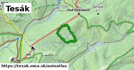 ikona Mapa autoatlas v tesak