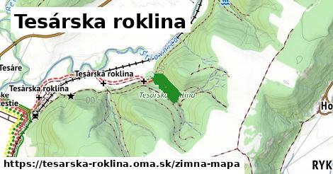 ikona Zimná mapa zimna-mapa v tesarska-roklina