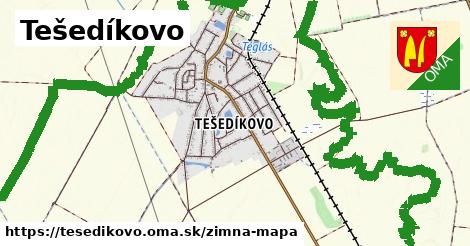 ikona Tešedíkovo: 0 m trás zimna-mapa v tesedikovo