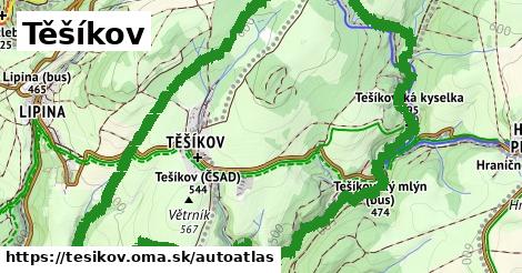 ikona Mapa autoatlas v tesikov