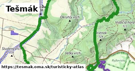 ikona Tešmák: 0 m trás turisticky-atlas v tesmak