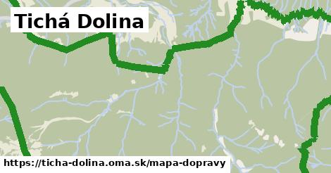 ikona Tichá Dolina: 0 m trás mapa-dopravy v ticha-dolina