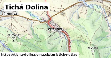 ikona Tichá Dolina: 23 km trás turisticky-atlas v ticha-dolina
